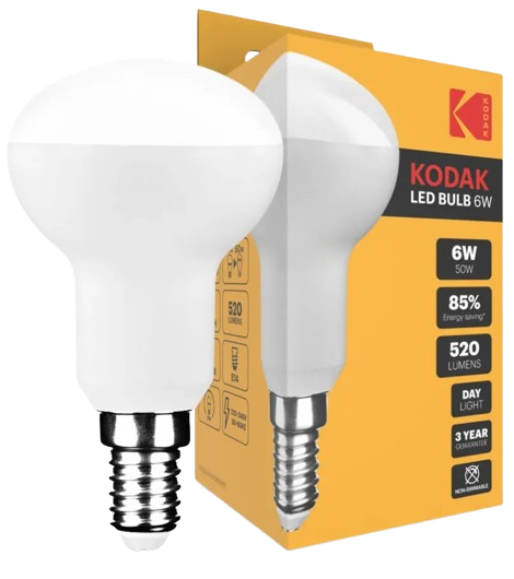 KODAK Max LED Izzo R50 6W E14 120° 6000K (520 lumen)