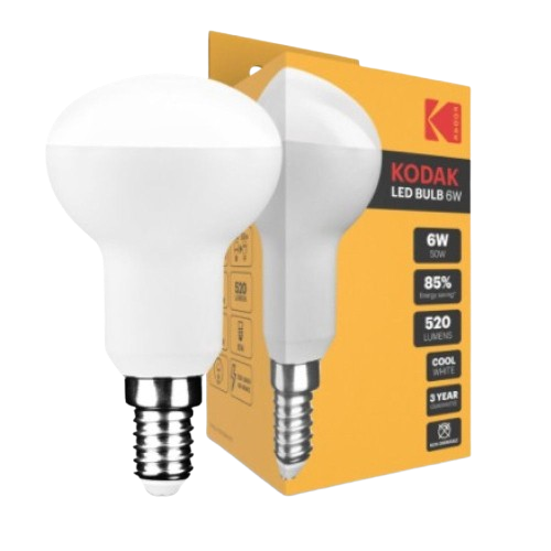 KODAK Max LED Izzo R50 6W E14 120° 4000K (520 lumen)