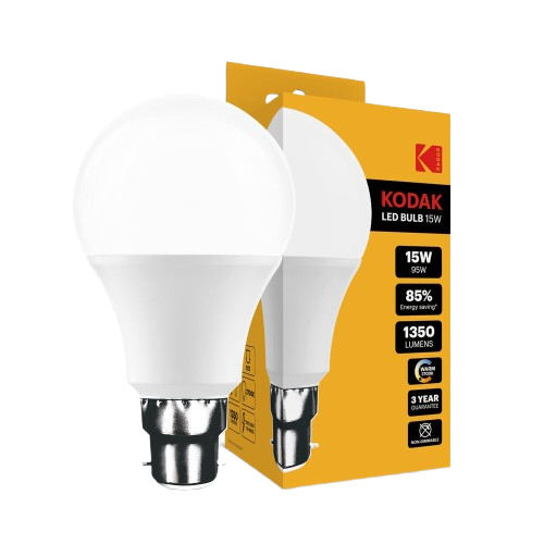 KODAK Max LED B22 Globe A65 15W 270° 2700K 1350lm
