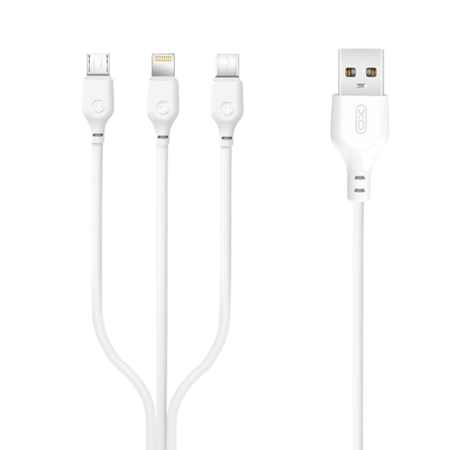 XO NB103 USB A Cable 2.0A 3 in 1 White