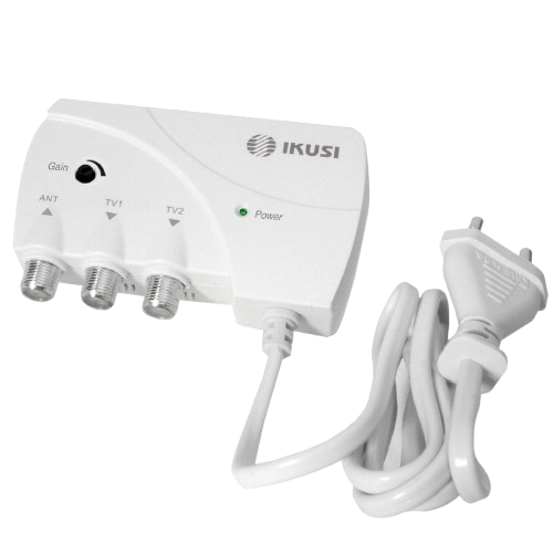 IKUSI ATP-200-C48 Apartment amplifier 1 input 2 outputs terrestrial 47-694 MHz