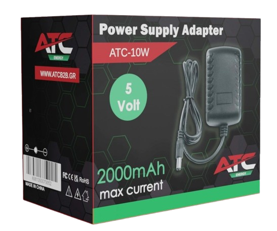 Power Supply 10W 5V 2A 5.5 x 2.1mm