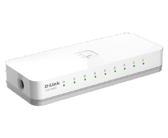 D-LINK 8-Port Fast Ethernet Unmanaged Switch DES-1008C