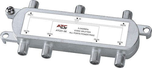 ATC 6-Way Splitter 5-2400Mhz