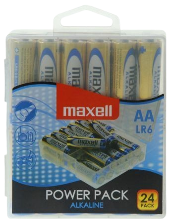 MAXELL Alkaline Battery LR6 AA (24 pcs)