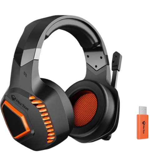 Meetion 2.4G Bluetooth Gaming headset Black