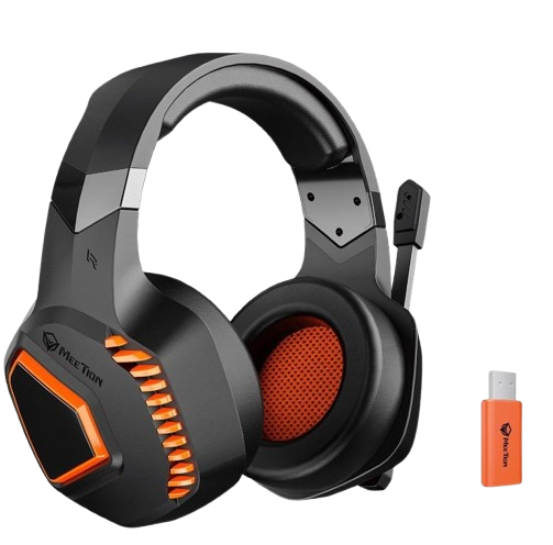 Meetion 2.4G Bluetooth Gaming headset Black